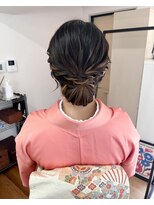 オウン(AUN)&nbsp;訪問着ヘアセット