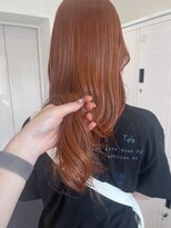 ジーナ 吉祥寺(Zina)&nbsp;【木村ゆい】ブリーチなしダブルカラー　オレンジブラウン