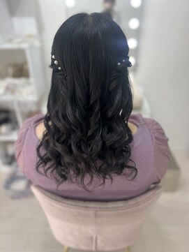 ルノンルージュ(Renon Rouge) ハーフアップアレンジ