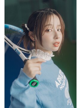 マルケ(marquer) 韓国カチモリスポーツミックス.Y2Kラインストーン