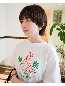 ビファインクーアヴェダ(Be fine coo AVEDA) 大人個性派!マッシュウルフボブ/グレージュカラー