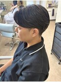 サーフカール/スパイキーショート/ブルーブラック/津田沼