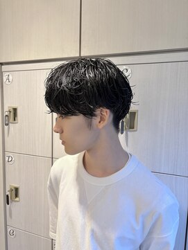 シエル バイ ケンジ 登戸 生田(CIEL by KENJE) 【メンズ】マッシュカット+シャドウパーマ