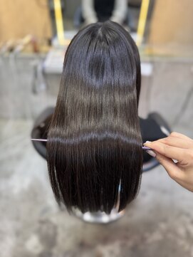 ミディアムレイヤーカット/レイヤー/顔周り/韓国/髪質改善