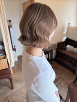 ヘアー メイク コラム コウ hair make column Coo&nbsp;ハイトーンボブ