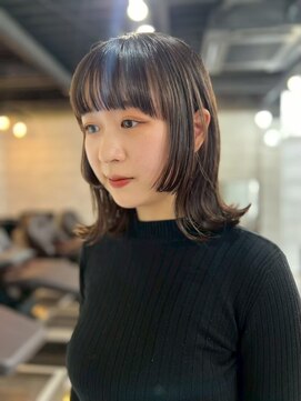 ソイクフ 高田馬場店(SOY-KUFU) レイヤーカット外ハネボブタッセルボブ/高田馬場/新宿