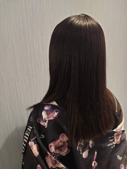 ノン(NONN')の写真/憧れの縮毛矯正つやつや真っ直ぐヘアへ導くサロン◎