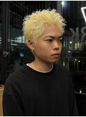 ダブルカラー/ブリーチ/ミルクティー/ヘアカラー/men's