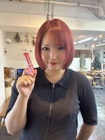 ポタム 東中野(potamu)&nbsp;ボブにピンク
