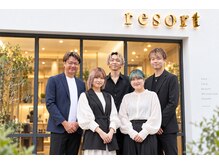 リゾートフォーヘアー 嵯峨店(ReSORT FOR HAIR)の雰囲気（明るく元気な私達が可愛くカッコよくします！お待ちしております）
