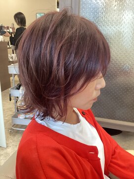 フランヘア 新宮店(Flan hair) 柔らかいショートパーマデザイン