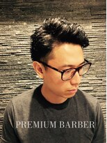 プレミアムバーバー 目黒店(PREMIUM BARBER produce by HIRO GINZA) アップバングヘア＜理容室＞【目黒】＜理容室＞【目黒】