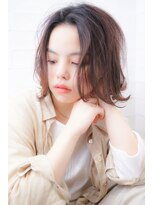 ネオリーブ チロル 横浜西口店(Neolive CiroL.)&nbsp;無造作ほつれカール 切りっぱなしボブ