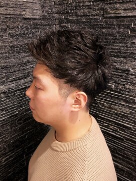 プレミアムバーバー 原宿店(PREMIUM BARBER produce by HIRO GINZA) 束感ジェットモヒカン