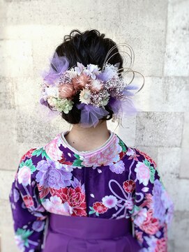 アムールマヤ お着物ヘアセット