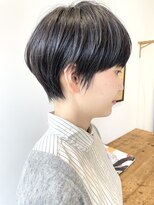 アテナ 六本松店(ATENA) ベリーショート　小顔ショート　黒髪タイトショート　atena 川本