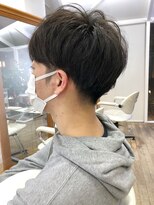 ヘッズ 本八幡店(HEADS)&nbsp;かき上げヘア　ニュアンスマッシュ　サイドパート　韓国マッシュ