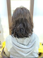 ヘアアーク(HAIR arc) オリーブグレージ#パーマボブ"#ローレイヤー#奏の杜#京成津田沼