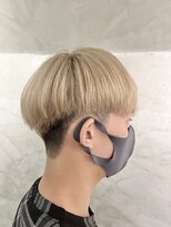 アウル(OWL)&nbsp;ショートマッシュ×ホワイトブロンド　【OWL六甲】