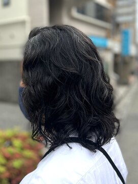 テトテ 門戸厄神店(tetote) 【tetote村山サロンスタイル】ユルウェーブセミディ