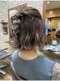 ショートお呼ばれヘアアレンジ