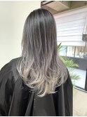 YAMATO バレイヤージュ×グレーパープル
