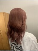 ブリーチありピンクベージュ