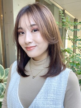ビュートリアム 南青山(BEAUTRIUM) モテ髪ワンカールレイヤー イルミナカラー表参道 20代30代40代