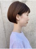 【なかじま ひびき】大人かわいいシースルーバング×ミニボブ