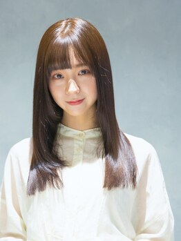 アース 星ヶ丘店(HAIR & MAKE EARTH)の写真/極上ストレート剤で真っ直ぐになりすぎない自然な艶髪♪思わず触れたくなる毛先まで潤う仕上り