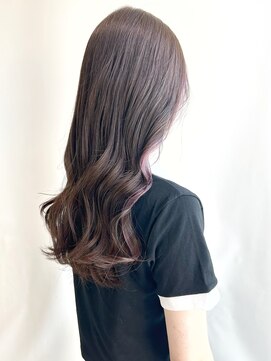 クイントネオリーブ 自由が丘正面口店(quint:neolive) 大人ガーリー　インナーカラー×ラベンダー