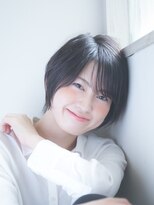 アシャ ヘアー ソリューション 神戸店(asha hair solution) 20代30代40代50代◆透明感のあるボーイッシュショート☆