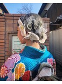 ヘアセット　成人式