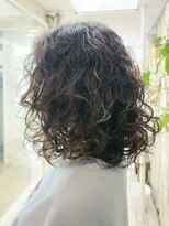 シャロン(SHARON)&nbsp;【SHARON原宿】スパイラルパーマ×伸ばしかけロブ