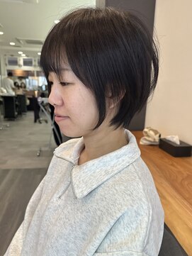 ビューエヒメ(VIEW EHIME) 大人ラフウェーブ20代30代40代ボブブラウンスウィングショート