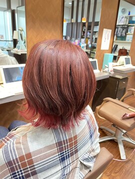 ヘアーショップ エヌアンドエー 幸手店(hairshop N&A) 外ハネボブくびレイヤー/髪質改善カラー/白髪ぼかし#1