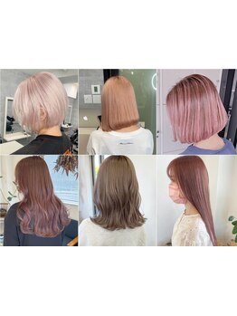 理想×似合うを追及した提案◎周りと差がつくケアブリーチやダブルカラーで作る透明感カラー[小山/学割U24]