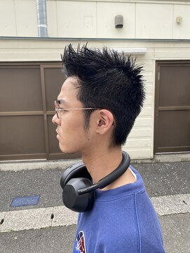 スウェル 船橋店(Swell) MEN'S/ダークアッシュ/アッシュ/カルマパーマ/ベリーショート2