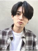 20代カルマパーマ/ナチュラルセンターパート/ニュアンスパーマ