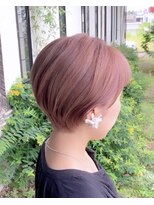 ルプラ ガーデン(le-pla garden)&nbsp;ピンクベージュ#マッシュショート#ダブルカラー#豊橋#豊川#田原