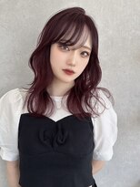 アース コアフュールボーテ 新潟青山店(EARTH coiffure beaute) ピンクブラウン_ラベンダー_ダブルカラー_レイヤーカット