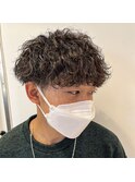 マッシュ×ツイストスパイラルパーマ
