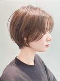 小顔ショート#髪質改善#白髪ぼかし#鎌倉#40代#50代#グレージュ