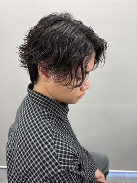 レブ 三条河原町(Reb,) スパイラルメンズパーマメンズカット