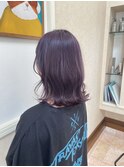 カール/セミディ/シアーカラー/姫カット/ラベンダー