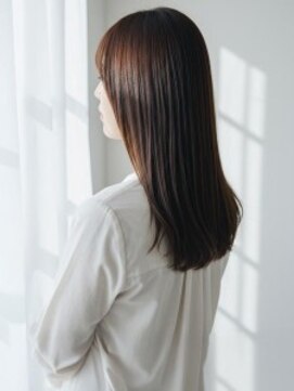 ザボヘアーデザイン(ZABO hair design) 艶やかストレート／太宰府市通古賀