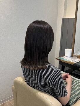 コトナ ヘアアンドリラックス 草加店(kotona Hair & relax) 【KOTONA草加】切りっぱなし×外ハネアレンジ