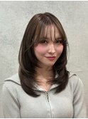 レイヤー×顔周り似合わせ /葛西/ブリーチ/ハイライト/髪質改善