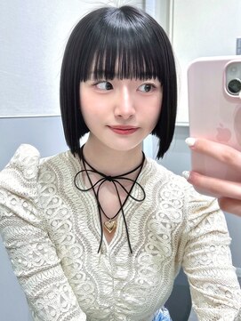 ヴィヴィー 福岡天神店(VIVIE) ワンカラーで出来る色素薄めカラー×縮毛矯正