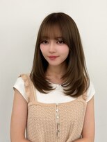 アマトウキョウスマートサロン(AMA TOKYO×Smart Salon) くびれレイヤー/顔まわりカット/レイヤーカット/小顔ヘア